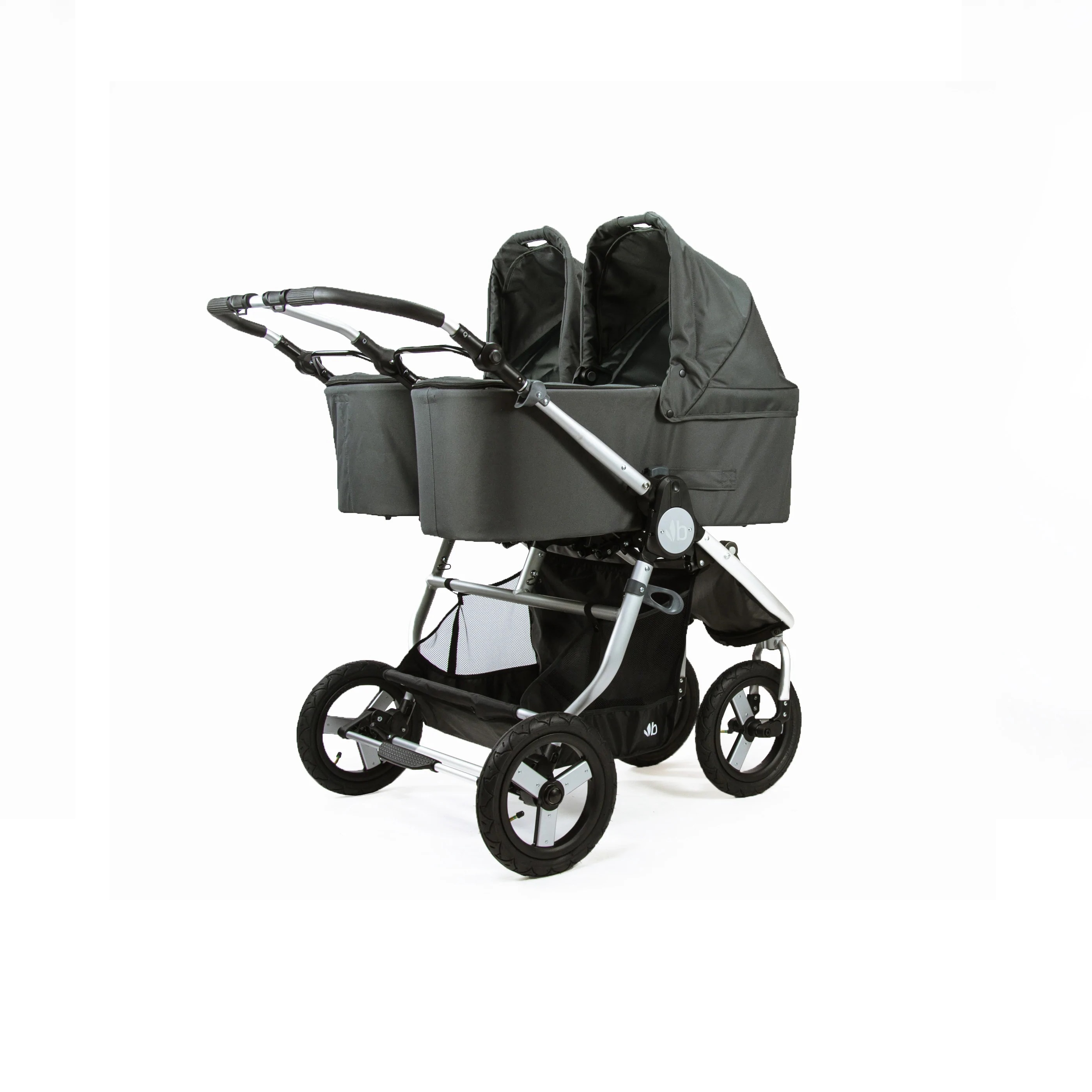 Bumbleride Indie Twin Carrycot - Dawn Grey